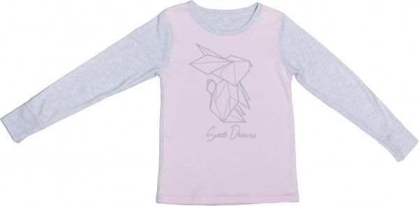 Піжама для дівчаток Фламінго р.128 рожевий меланж 