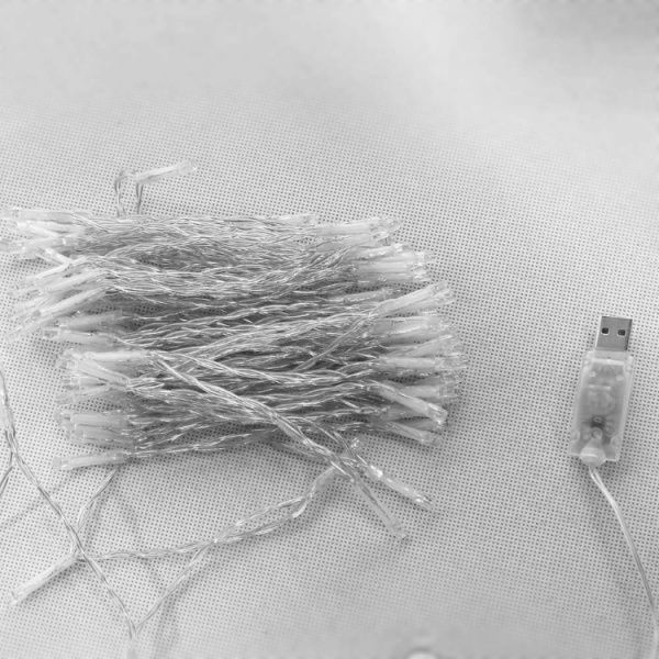 Декоративная гирлянда Джаз Лайт ILD100WW-USB встроенный светодиод (LED) 100 ламп 1 м