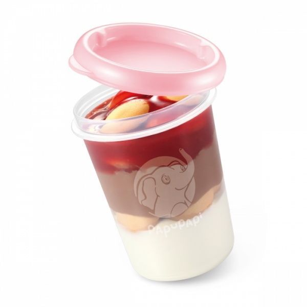 Контейнер Papu Papi 250 мл 2 шт./уп. рожевий 667632 Tescoma