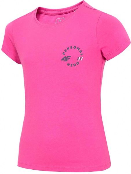 Футболка 4F HJZ20-JTSD008A-55S 128 розовый