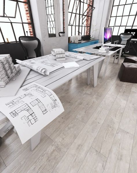 Плитка Golden Tile Terragres Timber попелястий 37И120 19,8x119,8 