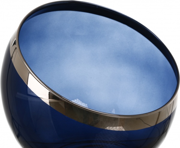 Ваза Wrzesniak Glassworks Semisphere 18,2 см голубой 