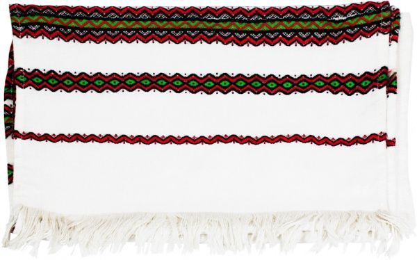 Рушник обрядовий 081/00-3-09 33x240 см Едельвіка червоний 