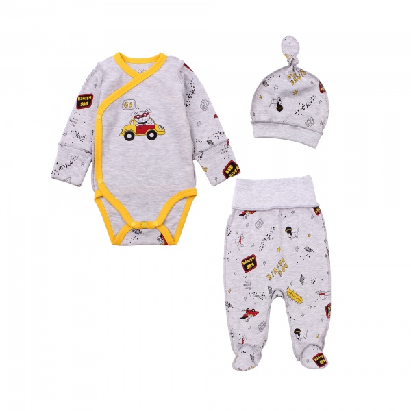 Комплект для новонароджених Фламінго меланж р.62 433-009 