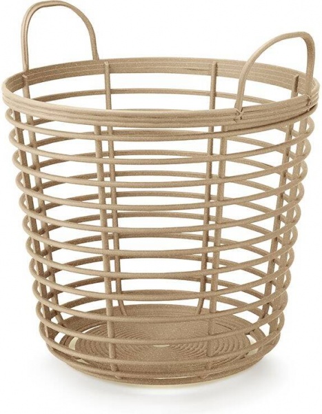  Корзина ажурная ZANZI ECO WOOD с ручками многофункциональная 374х402мм бежевый