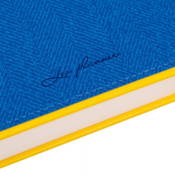 Щоденник датований Patriot II жовто-синій 368 стор. Leo Planner Unique A5 2024