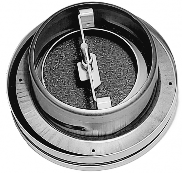 Рамка вентиляційна припливна (анемостат) SVF 100 мм метал білий 