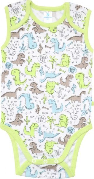 Боди детское Minikin Dino р.68 салатовый 199020368 