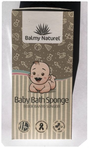 Мочалка Balmy Naturel детская банная бамбуковая 1499 