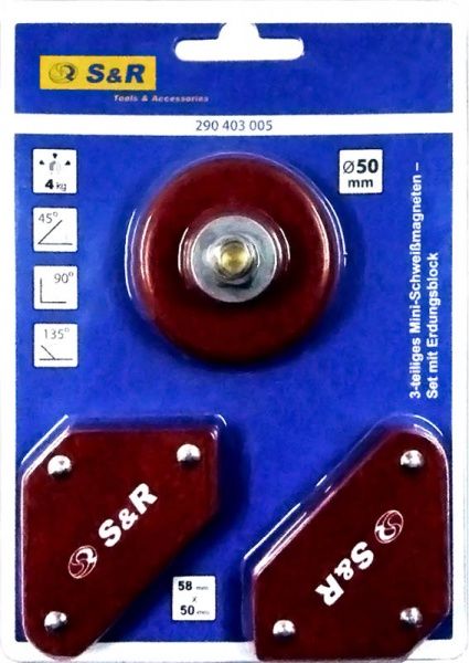 Набір для зварки 3 шт S&R 58 x 56 x 68 мм 290403005