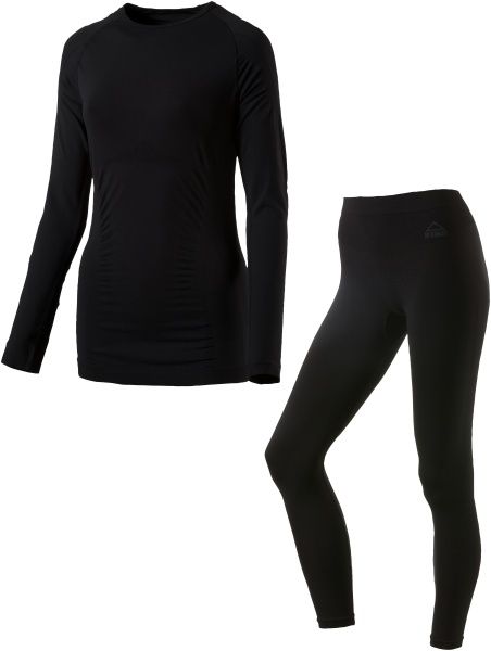 Комплект термобілизни McKinley SET Yalata wms/Yadina wms 280848-057 M чорний