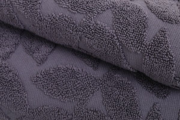 Полотенце Leaf 70x140 см антрацит ABC 