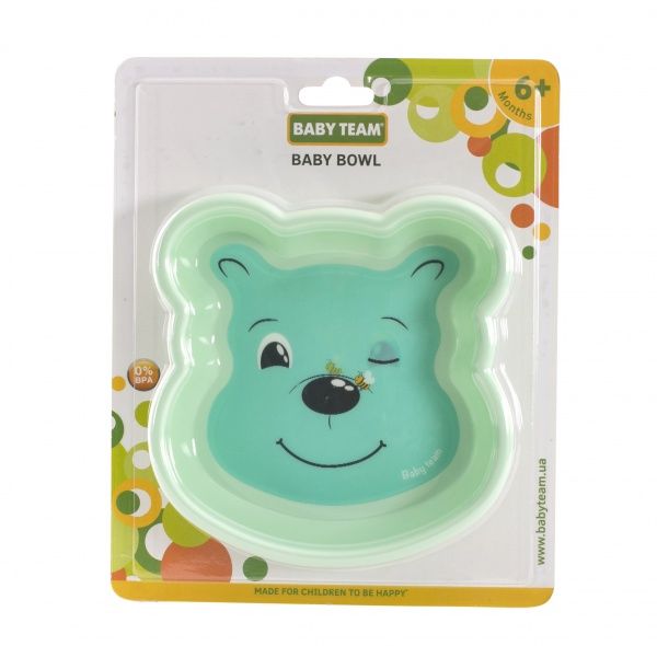 Тарілка глибока Baby Team Улюблені звірята