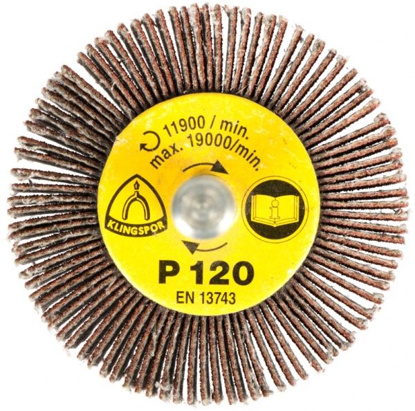 Пелюсткові головки Klingspor KM 613   30 мм P120 12811