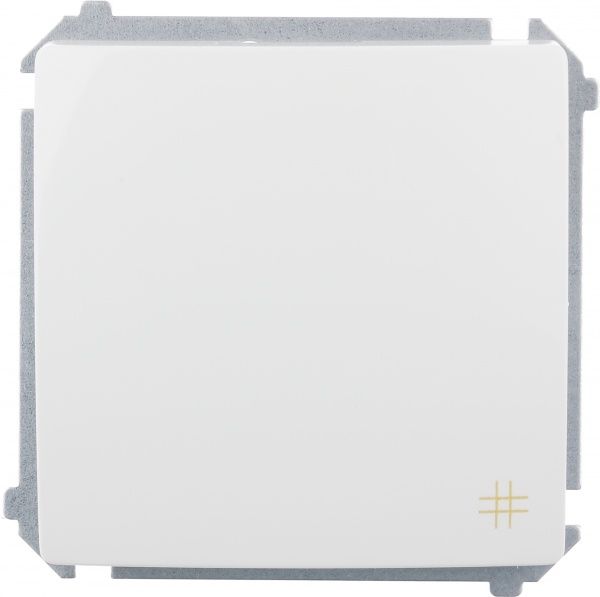 Выключатель перекрестный одноклавишный Simon Basic без подсветки 10 А 250В белый BMW7.01/11