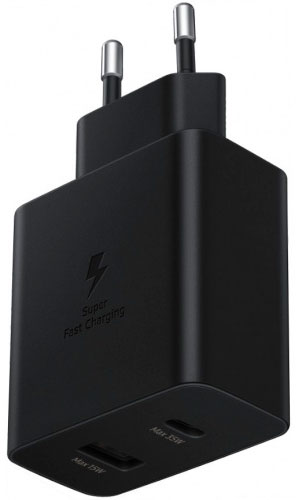 Мережевий зарядний пристрій Samsung 35W Wall Charger Duo Black (EP-TA220NBEGRU) 