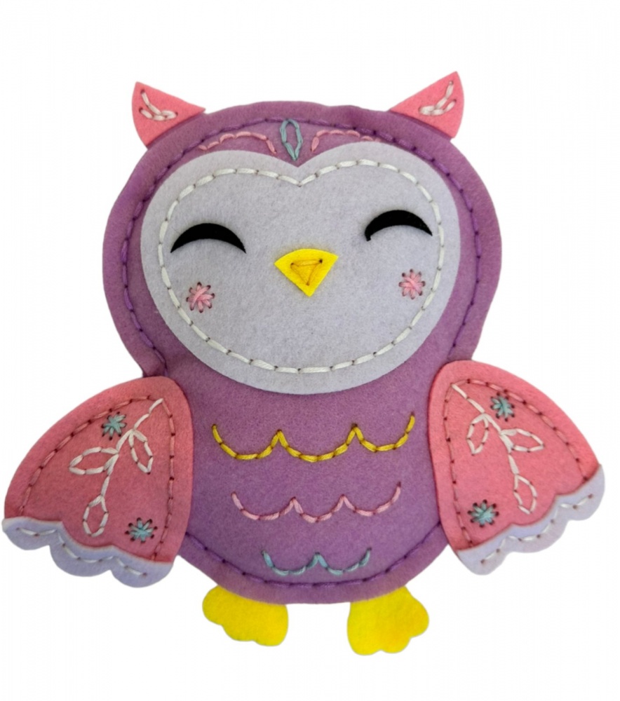 Набор для шитья Apli Krapli сшей сам игрушку из фетра Совушка СИ-26