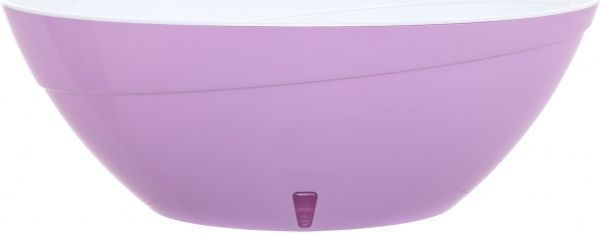 Горшок пластиковый Santino Calipso овальный 3,3л лавандовый/белый (K2 FLA-ALB) 