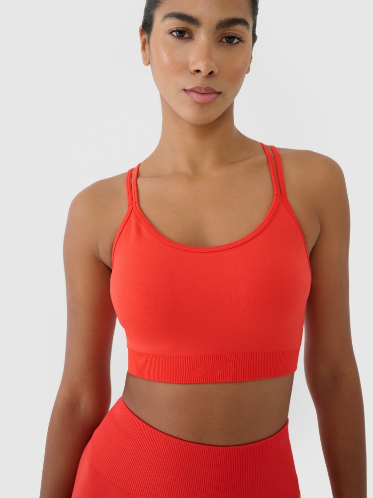 Бра 4F SPORT BRA F211 4FRSS25USBAF211-62S р.XS-S червоний