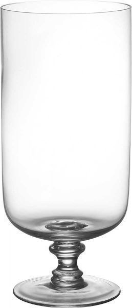 Ваза стеклянная на ножке 15х33 см Wrzesniak Glassworks