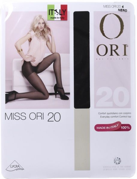 Колготки женские ORI Miss 20 Den Nero р. 4 черный 1 шт. 