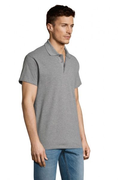 Футболка поло Sol's р. S темно-меланжевый 