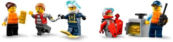 Конструктор LEGO City Катер полицейского патруля 60277