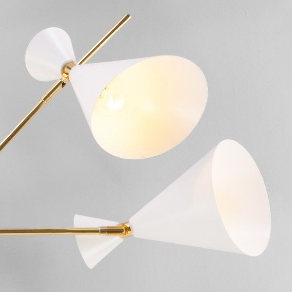 Люстра потолочная Strotskis Apart 70114/5 5x60 Вт E14 бело-золотистый 