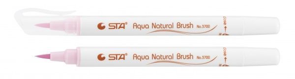 Маркер акварельний STA пензлик AQUA NATURAL BRUSH STA3700-10 рожева пудра 
