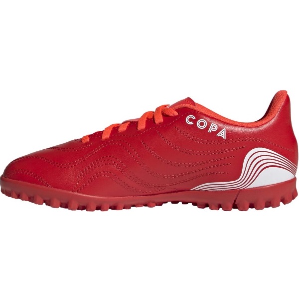 Сороконожки Adidas COPA SENSE.4 TF J FY6166 р.US 4 красный
