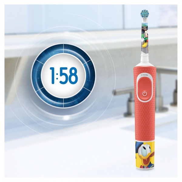 Электрическая зубная щетка Oral-B Kids (3+) D100.413.2K Mickey