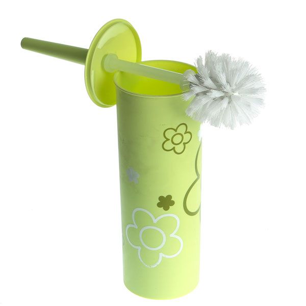 Ершик для унитаза Vanstore Цветок зеленый