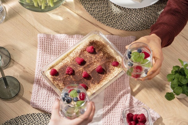 Емкость для продуктов с крышкой MasterSeal Glass стекло 2 л N1041110 Tefal