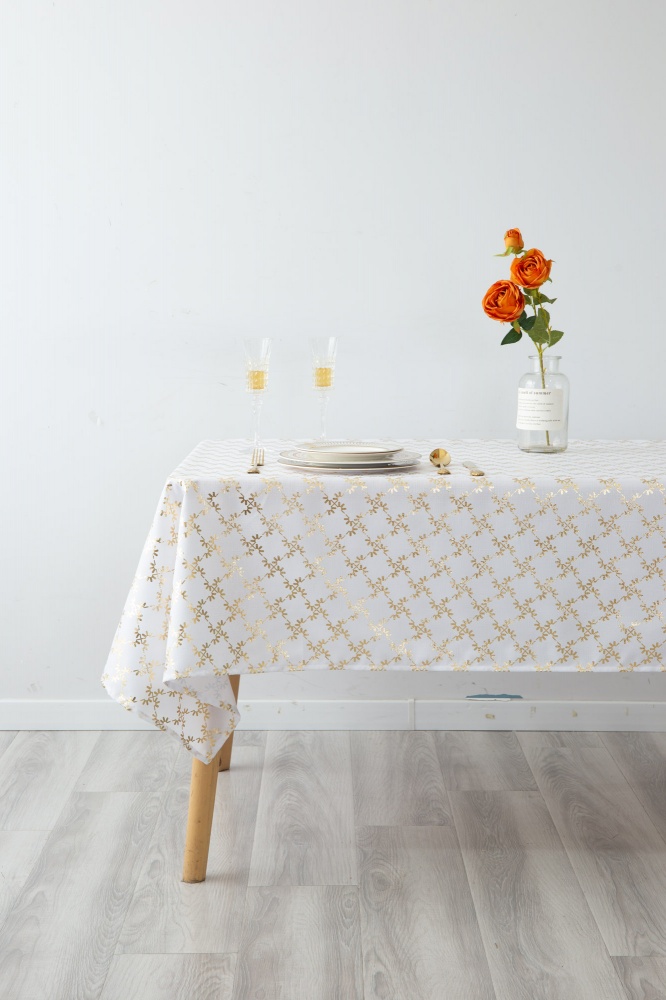 Скатерть Alia 140x180 см белый Sensio