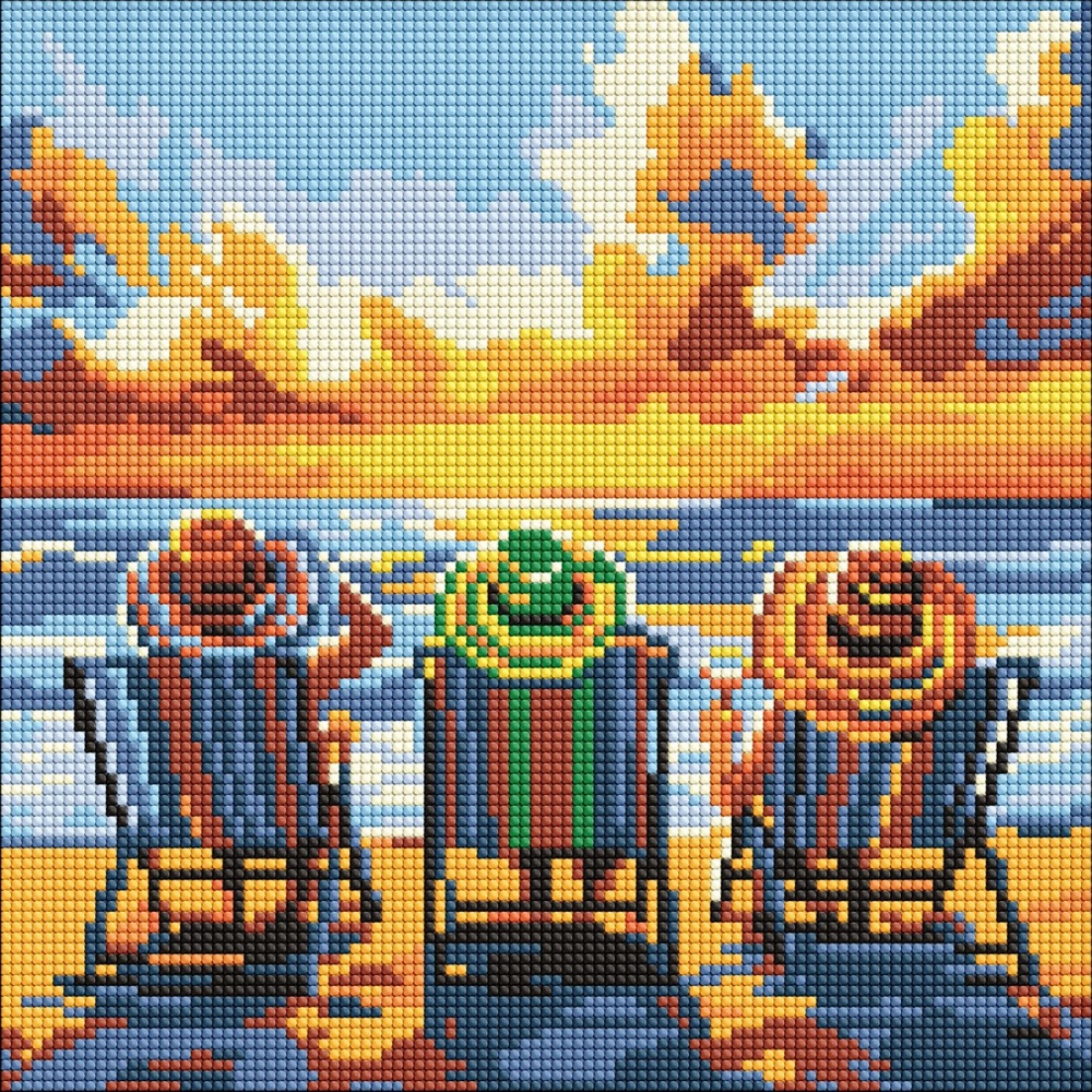 Алмазна мозаїка Відпустка з подругами ©art_selena_ua Ideyka