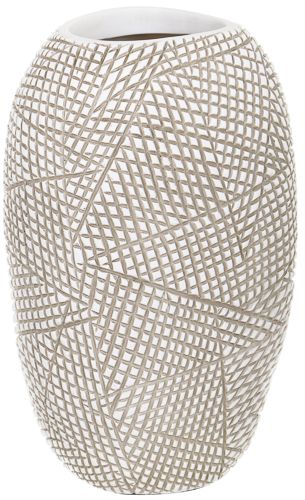 Ваза Barrel 21.5х17х32.5 см біла