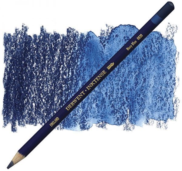 Олівець чорнильний Inktense 0830 Темно-синій Derwent