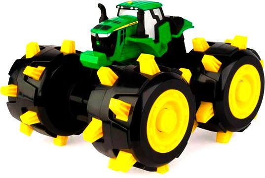 Трактор Tomy John Deere Monster Treads з великими шипованими колесами 46712 1:24