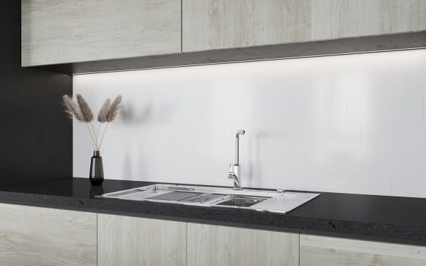 Плитка Golden Tile The Wall білий сатин plane 6L0111 10x30 