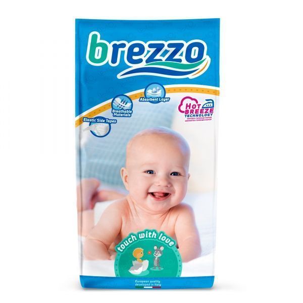 Підгузок Brezzo дитячий Maxi 1 шт.