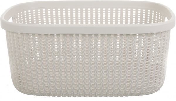 Кошик для білизни Gonpa Knitty 32 л 372х520х230 мм кремовий 