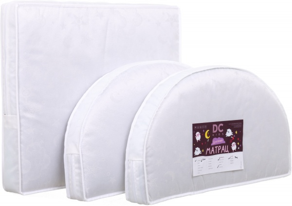 Матрац дитячий Сонечко жакард овальний (з трьох частин) No Name 60х120 см