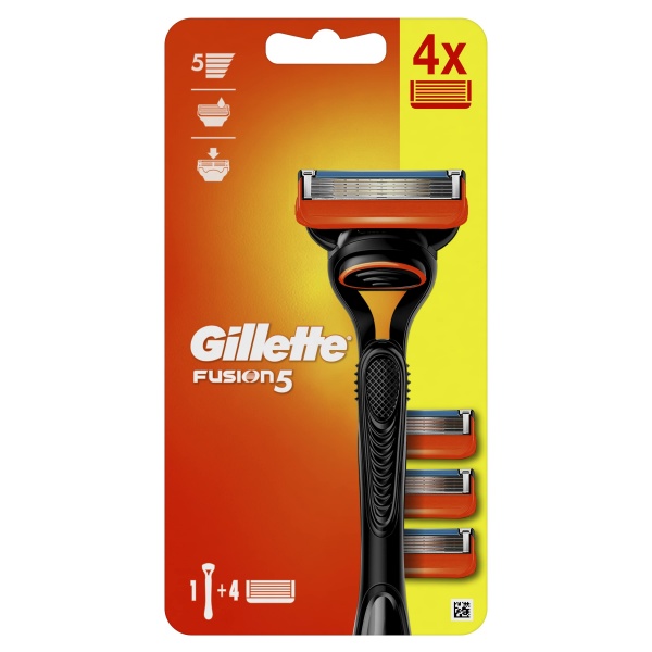 Станок для бритья Gillette Fusion 5 c 4 сменными картриджами 1 шт.