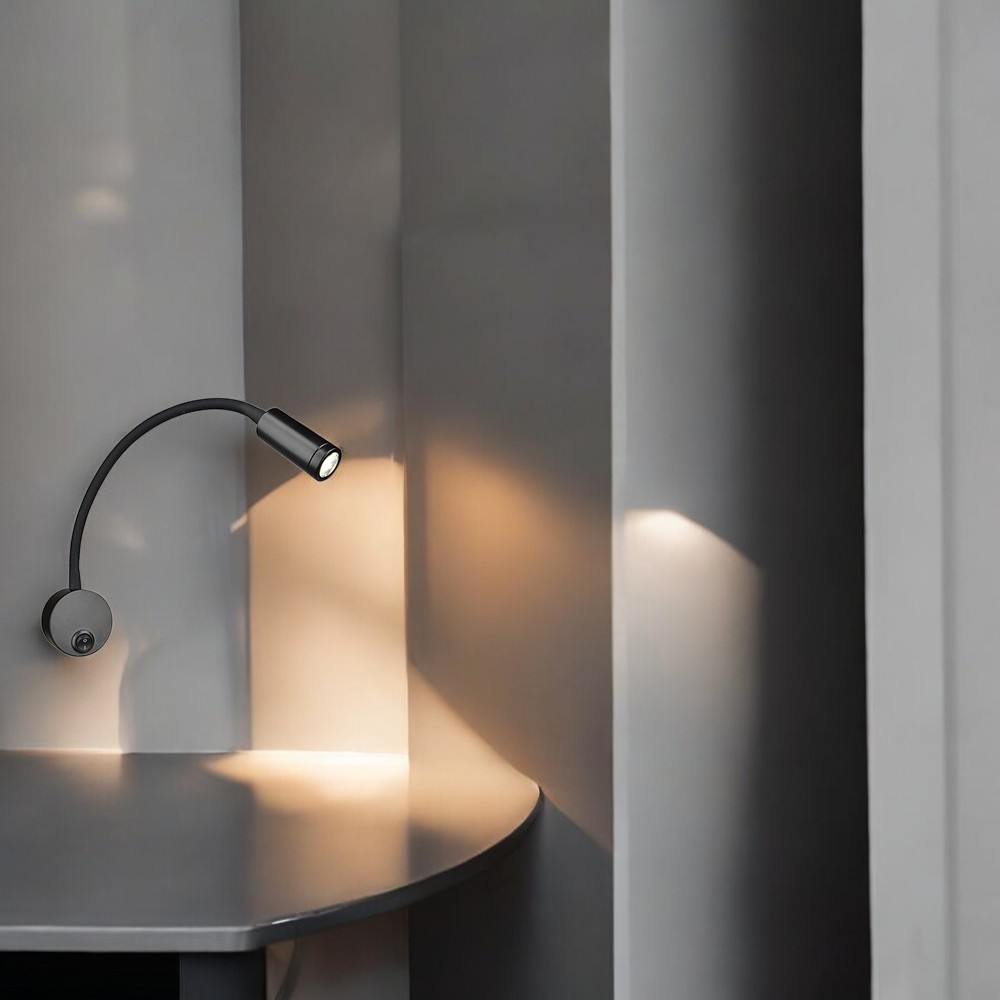 Бра Luna 1x3 Вт без цоколя черный IL3913-11BK