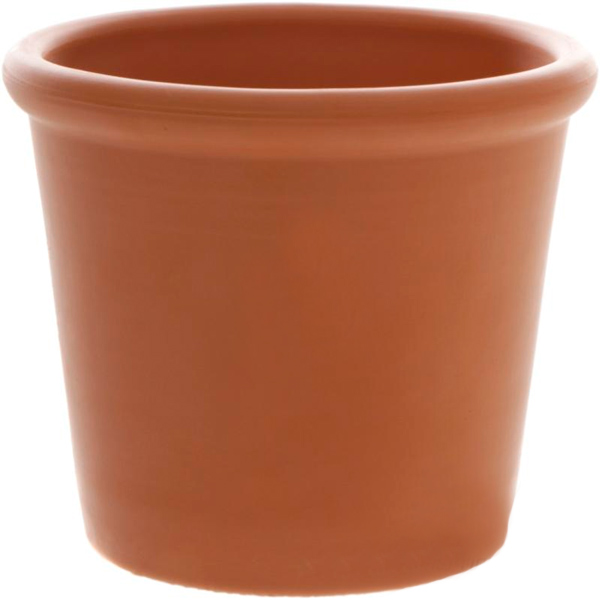 Горшок керамический Каменный цветок Ирис 1410 круглый 1,4л терракот 