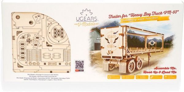 3D-конструктор Ukrainian Gears Полуприцеп к модели Тягач VM-0
