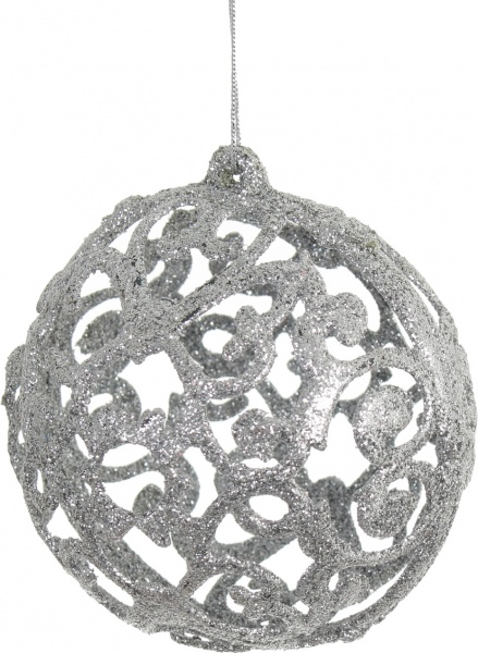 Набор елочных шаров пластиковых Люкс синий d80 мм 75 шт./уп. 