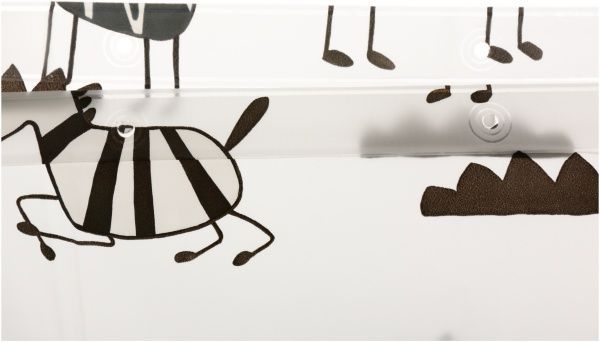 Шторка для ванної Spirella ZEBI 10.40502