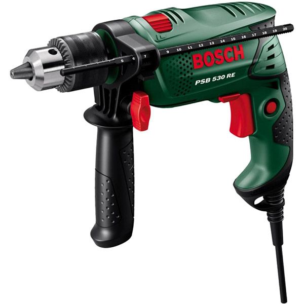 Дрель ударная Bosch Compact PSB 530 RE