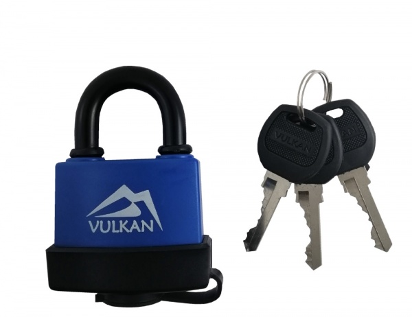 Замок навісний Vulkan LS5755 із захистом від вологи 55 мм відкритий (амбарний) 